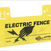 Gallagher Electric Fence Sign