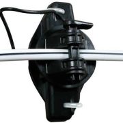 Gallagher Equi Pinlock Steel Post Insulator (Black)